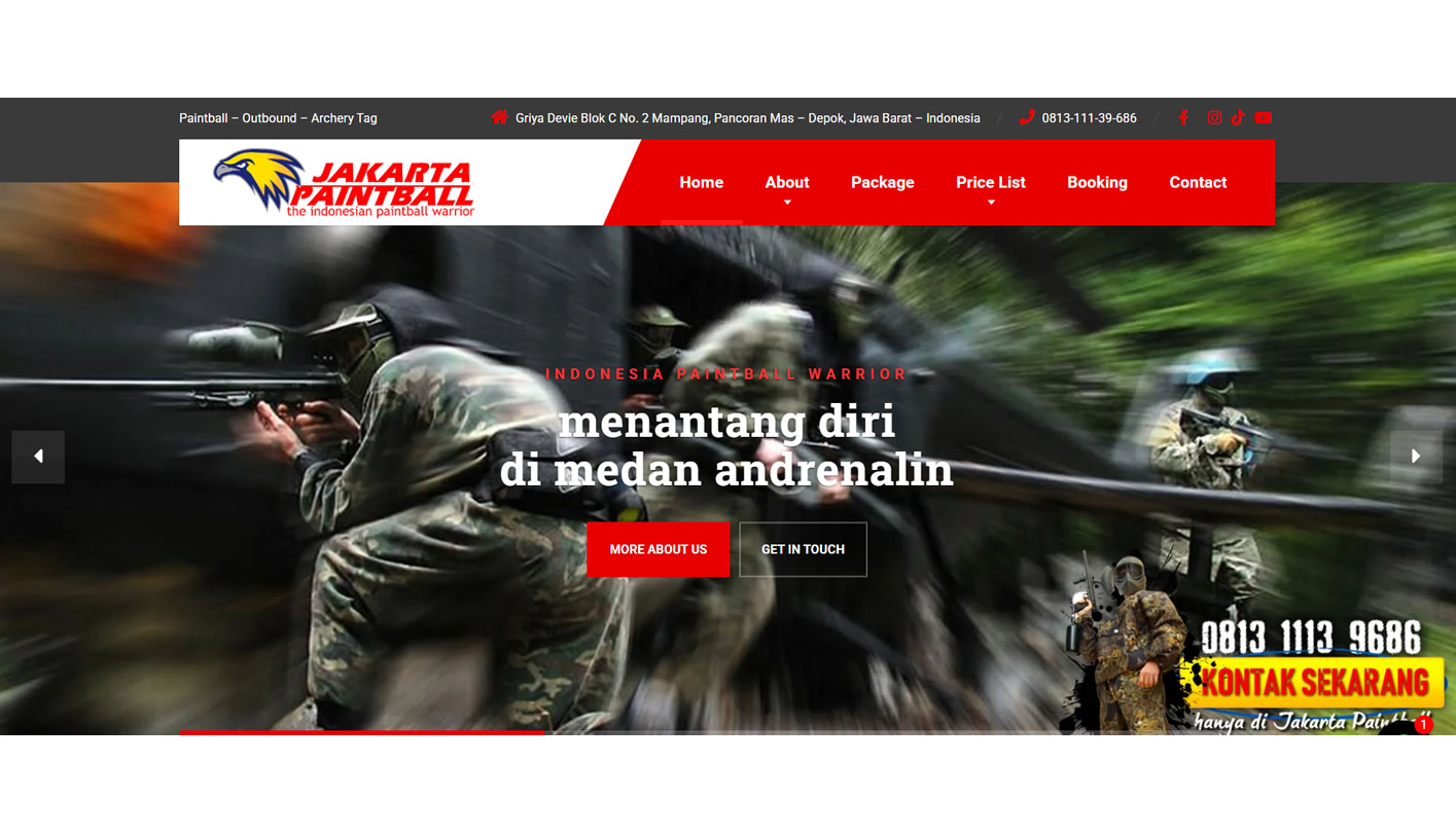 web jakarta paintball